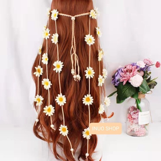 Corona de flores Hippie